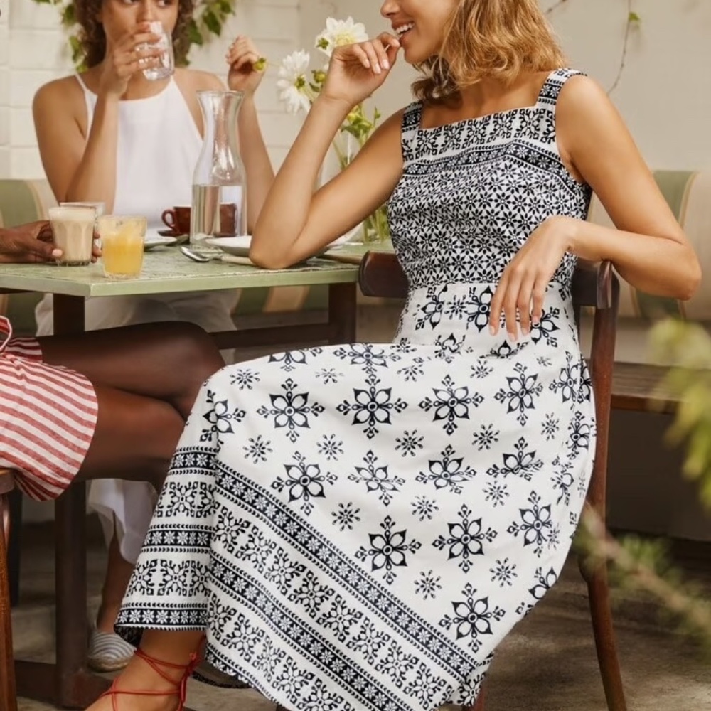 Aubrey Cotton Midi Dress